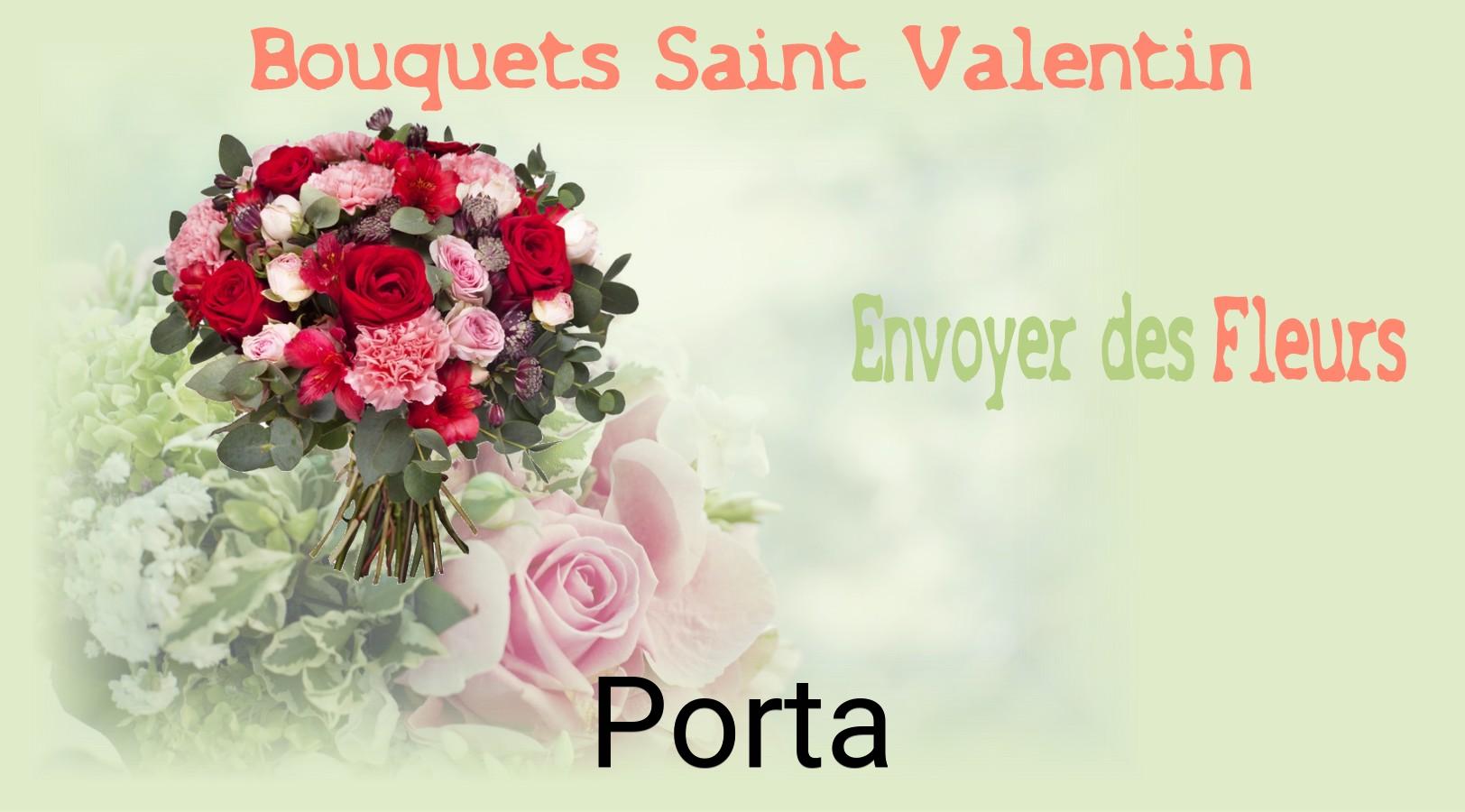 Roses de Saint-Valentin livrées à Porta